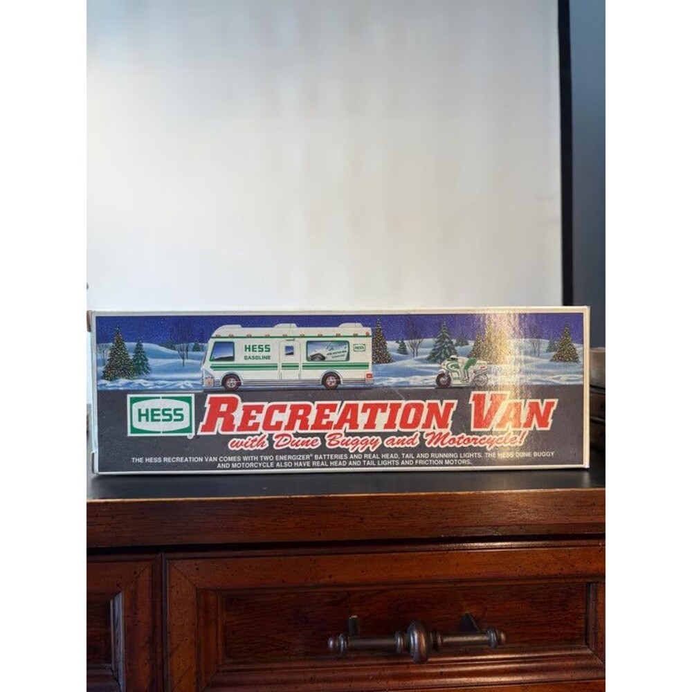 Hess 1998 Recreation Van Dune Buggy Motorcycle Boxed Original Insert Toy Truck